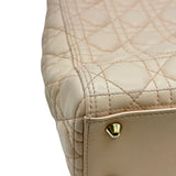 クリスチャン・ディオール Christian Dior レディディオールラージ ピンク ゴールド金具 ラムスキン レディース ショルダーバッグ