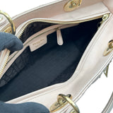 クリスチャン・ディオール Christian Dior レディディオールラージ ピンク ゴールド金具 ラムスキン レディース ショルダーバッグ