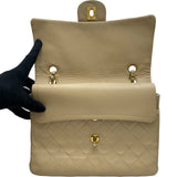 シャネル CHANEL マトラッセチェーンショルダー 1番台 ベージュ ゴールド金具 ラムスキン レディース ショルダーバッグ