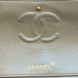 シャネル CHANEL マトラッセチェーンショルダー 1番台 ベージュ ゴールド金具 ラムスキン レディース ショルダーバッグ