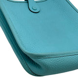 エルメス HERMES エヴリンTPM T刻印 ブルーアトール シルバー金具 トリヨン レディース ショルダーバッグ