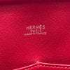 エルメス HERMES プリュム32 □G刻印 ルージュヴィフ シルバー金具 フィヨルド レディース ハンドバッグ
