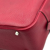エルメス HERMES プリュム32 □G刻印 ルージュヴィフ シルバー金具 フィヨルド レディース ハンドバッグ