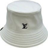 ルイ・ヴィトン LOUIS VUITTON LV リーグ バケットハット･ M5517M ホワイト コットン レディース その他ファッション雑貨