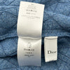 クリスチャン・ディオール Christian Dior マクロカナージュニットジャケット 644V53B7941 ブルー コットン レディース テーラードジャケット
