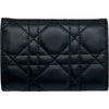クリスチャン・ディオール Christian Dior My Dior Glycine ウォレット S09660NMJ_M900 ブラック ゴールド金具 ラムスキン レディース 三つ折り財布