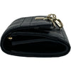 クリスチャン・ディオール Christian Dior My Dior Glycine ウォレット S09660NMJ_M900 ブラック ゴールド金具 ラムスキン レディース 三つ折り財布