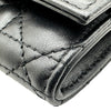 クリスチャン・ディオール Christian Dior My Dior Glycine ウォレット S09660NMJ_M900 ブラック ゴールド金具 ラムスキン レディース 三つ折り財布
