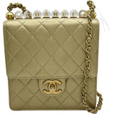 シャネル CHANEL マトラッセロゴチェーンショルダー 29番台 ゴールド ゴールド金具 ラムスキン レディース ショルダーバッグ