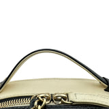 シャネル CHANEL マトラッセ2WAYチェーンショルダー 27番台 ブラック/アイボリー ゴールド金具 カーフスキン レディース ショルダーバッグ