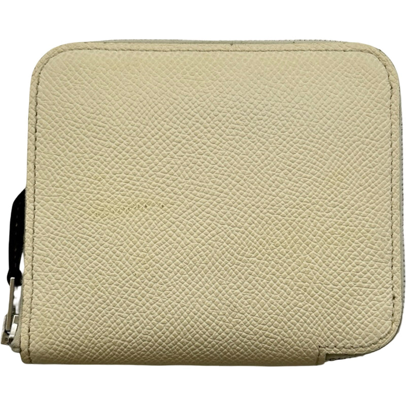 エルメス アザップ コンパクト シルクイン ケース ボルドー シルバー金具 エルメス HERMES アザップシルクインコンパクト Y刻印 ナタ シルバー