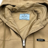 プラダ PRADA テクニカルグリース フーディージャケット 292350 キャメル ポリエステル レディース その他アウター