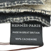 エルメス HERMES 大判ショール ブラック/ベージュ カシミヤ レディース スカーフ