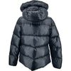モンクレール MONCLER SERITTES ダウンジャケット ブラック ナイロン レディース ダウンジャケット