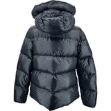 モンクレール MONCLER SERITTES ダウンジャケット ブラック ナイロン レディース ダウンジャケット