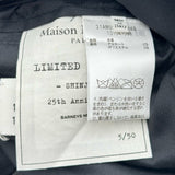 マルタンマルジェラ Martin Margiela 八の字レザーライダースジャケット ブラック レザー レディース ライダースジャケット