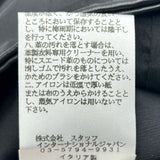 マルタンマルジェラ Martin Margiela 八の字レザーライダースジャケット ブラック レザー レディース ライダースジャケット