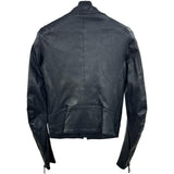 マルタンマルジェラ Martin Margiela 八の字レザーライダースジャケット ブラック レザー レディース ライダースジャケット