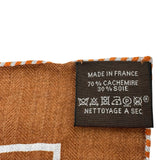 エルメス HERMES カレジェアン140 四輪車の車輪 マルチカラー カシミヤ/シルク レディース スカーフ