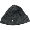 エルメス HERMES セリエボタンカシミヤニットキャップ グレー カシミヤ レディース その他ファッション雑貨