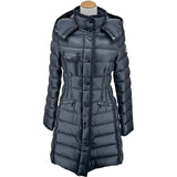 モンクレール MONCLER HERMINE ダウンジャケット ブラック ナイロン レディース ダウンジャケット