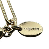 エルメス HERMES アミュレットラッカーGM カヴァリエネックレス ブラウン/ゴールド バッファローホーン/メタル アクセサリー