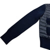 モンクレール MONCLER ダウン切替ニットカーディガン ネイビー ナイロン レディース カーディガン
