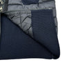 モンクレール MONCLER ダウン切替ニットカーディガン ネイビー ナイロン レディース カーディガン
