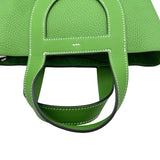 エルメス HERMES インザループ18 W刻印 ヴェールユッカ シルバー金具 トリヨン/スイフト レディース ハンドバッグ
