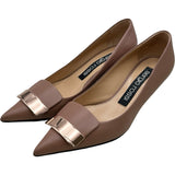 セルジオ・ロッシ sergiorossi sr1 レザーパンプス ピンク レザー レディース パンプス