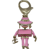 シャネル CHANEL マドモアゼルキーホルダー B25B/ABG014 ピンク メタル/フェイクパール/レジン レディース キーホルダー