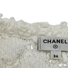シャネル CHANEL ココマークボタンコットンニットカーディガン P79133 ホワイト コットン レディース カーディガン