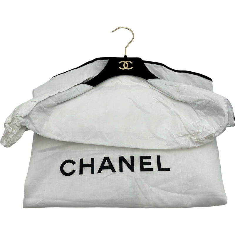 シャネル CHANEL ココマークボタンマルチカラーチェックツイード