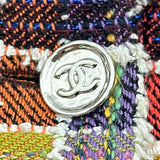 シャネル CHANEL ココマークボタンマルチカラーチェックツイードジャケット P75234 マルチカラー ツイード レディース その他アウター