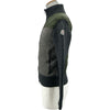 モンクレール MONCLER ヘリンボーンニットジャケット グレー ウール レディース ミリタリージャケット