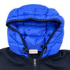 モンクレール MONCLER ダウン切替ニットベスト ネイビー ウール レディース ベスト