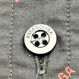 バレンシアガ BALENCIAGA ロゴ総柄長袖シャツ 534333 ブラック コットン メンズ 長袖シャツ