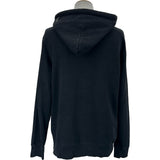 ヨウジヤマモト YOHJI YAMAMOTO POUR x NEW ERA ロゴ刺繡プルオーバーパーカー HK-T16-075 ブラック コットン メンズ パーカー
