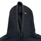 ヨウジヤマモト YOHJI YAMAMOTO POUR x NEW ERA ロゴ刺繡プルオーバーパーカー HK-T16-075 ブラック コットン メンズ パーカー