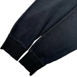 ヨウジヤマモト YOHJI YAMAMOTO POUR x NEW ERA ロゴ刺繡プルオーバーパーカー HK-T16-075 ブラック コットン メンズ パーカー