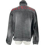 バレンシアガ BALENCIAGA バックロゴデニムジャケット 557388 グレー デニム メンズ デニムジャケット