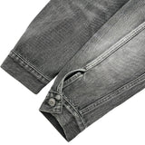 バレンシアガ BALENCIAGA バックロゴデニムジャケット 557388 グレー デニム メンズ デニムジャケット