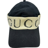 グッチ GUCCI ロゴヘッドバンドベースボールキャップ 492545 ブラック コットン メンズ その他ファッション雑貨