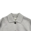 エルメス HERMES セリエボタンカシミヤショートジャケット H6E0102DA グレー カシミヤ レディース その他アウター