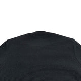 モンクレール MONCLER ダウン切替ニットカーディガン ブラック ナイロン レディース カーディガン