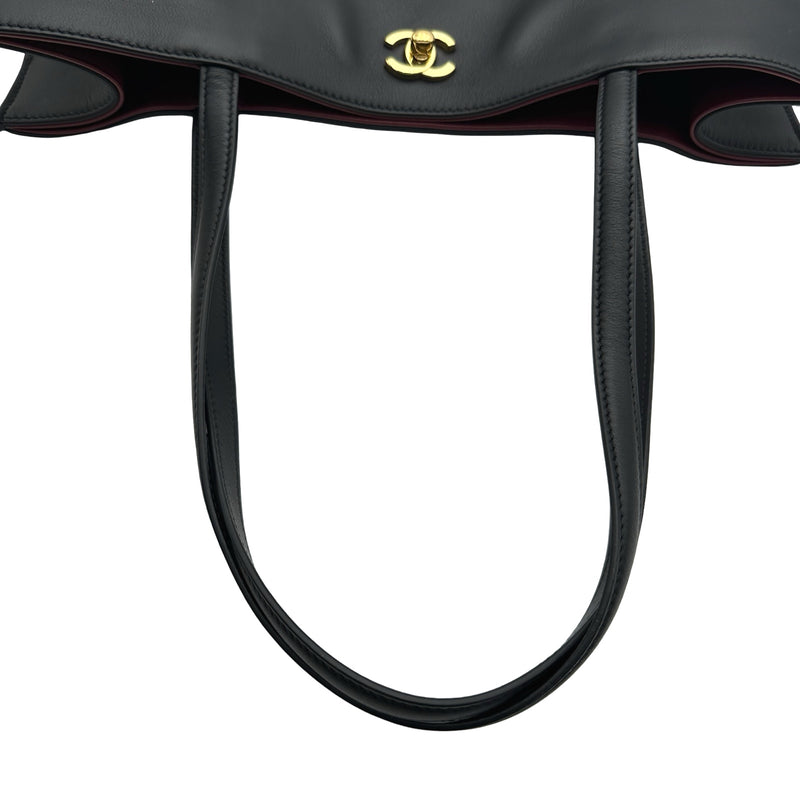 シャネル CHANEL ココマークショッピングバッグ AS6590 ブラック