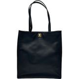 シャネル CHANEL ココマークショッピングバッグ AS6590 ブラック ゴールド金具 カーフスキン レディース トートバッグ