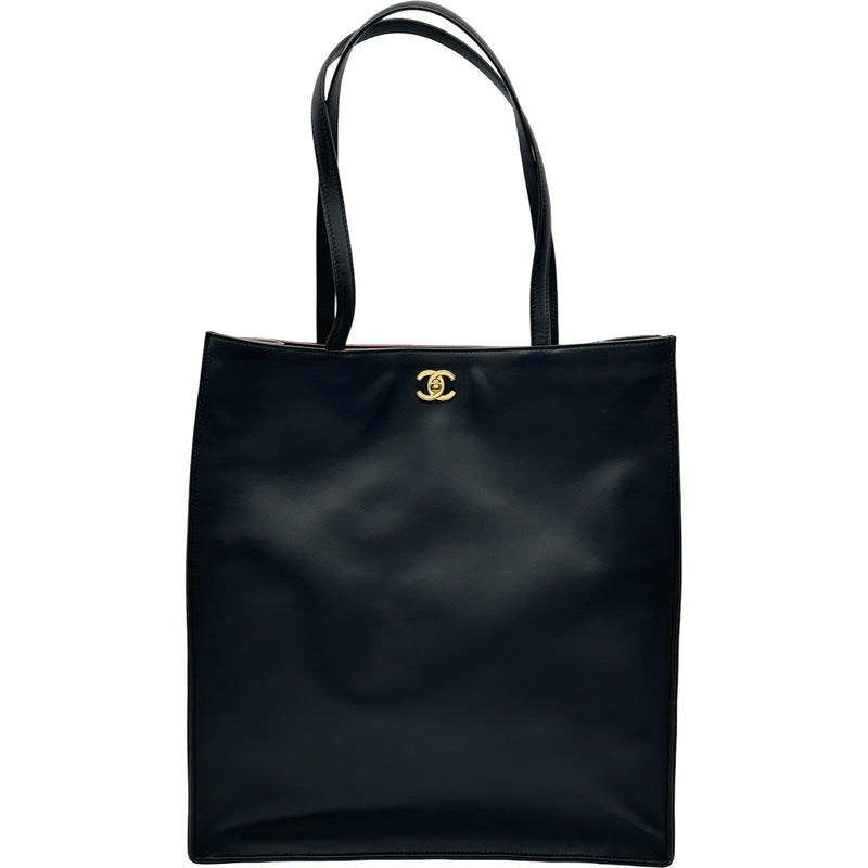 シャネル CHANEL ココマークショッピングバッグ AS6590 ブラック