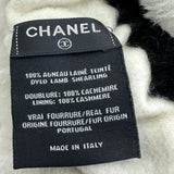 シャネル CHANEL ロゴヘアバンド ブラック/ホワイト ウール/カシミヤ レディース その他ファッション雑貨