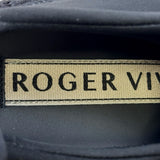 ロジェ ヴィヴィエ ROGER VIVIER ヴィヴラン ビジューローカットスニーカー ブラック ファブリック レディース スニーカー